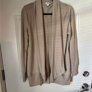 Danskin Light Brown Open Front Cardigan
